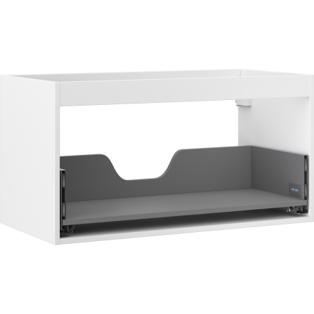 Mexen Box-A korpus skrinky pod umývadlo 90 cm, 1 zásuvka, biely matný - 91AX0-0900-470-1-01