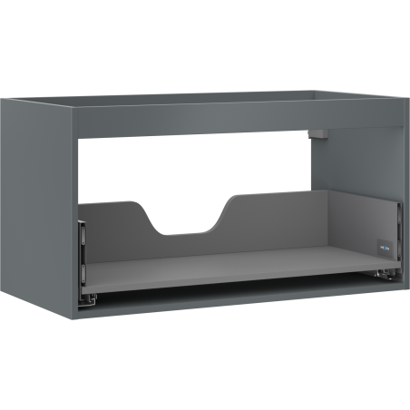 Mexen Box-A korpus skrinky pod umývadlo 90 cm, 1 zásuvka, grafit mat - 91AX0-0900-470-1-66