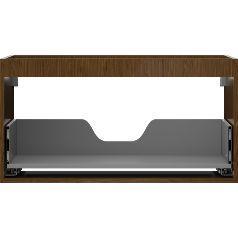 Mexen Box-A korpus skrinky pod umývadlo 90 cm, 1 zásuvka, orech - 91AX0-0900-470-1-86