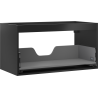 Mexen Box-A korpus skrinky pod umývadlo 90 cm, 1 zásuvka, čierny mat - 91AX0-0900-470-1-71