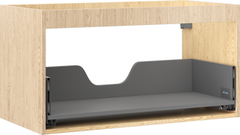 Mexen Box-A korpus skrinky pod umývadlo 90 cm, 1 zásuvka, dub - 91AX0-0900-470-1-81