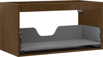Mexen Box-A korpus skrinky pod umývadlo 90 cm, 1 zásuvka, orech - 91AX0-0900-470-1-86