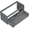 Mexen Box-A korpus skrinky pod umývadlo 100 cm, 1 zásuvka, grafit mat - 91AX0-1000-470-1-66