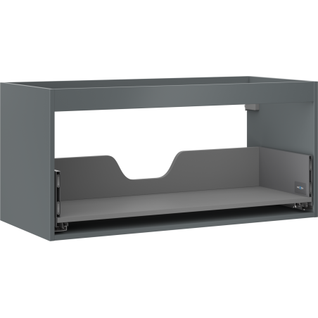 Mexen Box-A korpus skrinky pod umývadlo 100 cm, 1 zásuvka, grafit mat - 91AX0-1000-470-1-66