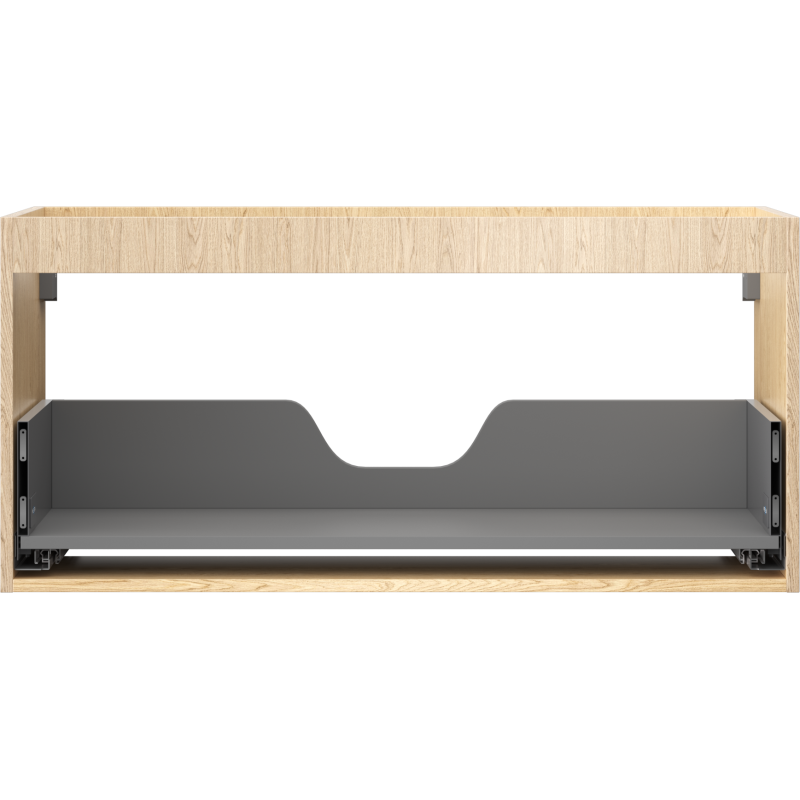 Mexen Box-A korpus skrinky pod umývadlo 100 cm, 1 zásuvka, dub - 91AX0-1000-470-1-81