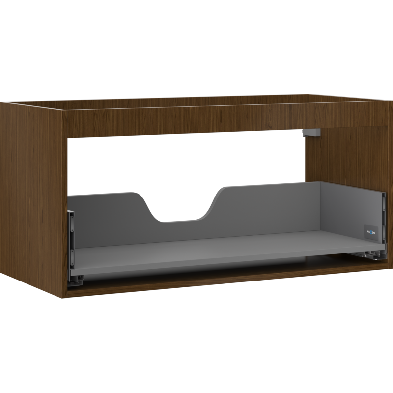 Mexen Box-A korpus skrinky pod umývadlo 100 cm, 1 zásuvka, orech - 91AX0-1000-470-1-86