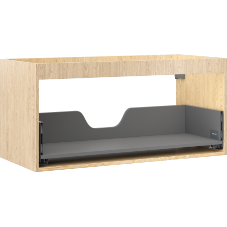 Mexen Box-A korpus skrinky pod umývadlo 100 cm, 1 zásuvka, dub - 91AX0-1000-470-1-81