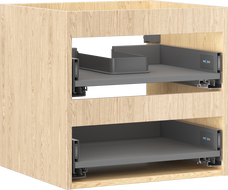 Mexen Box-A korpus skrinky pod umývadlo 50 cm, 2 zásuvky, dub - 91AX0-0500-470-2-81