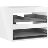 Mexen Box-A korpus skrinky pod umývadlo 60 cm, 2 zásuvky, biely lesk - 91AX0-0600-470-2-00