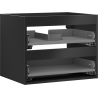 Mexen Box-A korpus skrinky pod umývadlo 60 cm, 2 zásuvky, čierny mat - 91AX0-0600-470-2-71