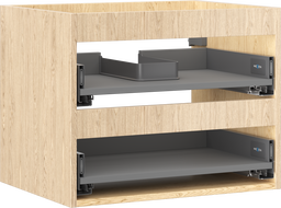 Mexen Box-A korpus skrinky pod umývadlo 60 cm, 2 zásuvky, dub - 91AX0-0600-470-2-81