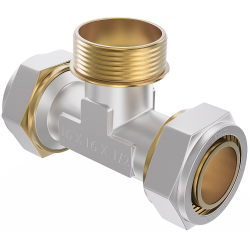 Mexen PEX-S T-kus skrutkový PEX 16 x 1/2 GZ x 16 - W97233-1612M16-00