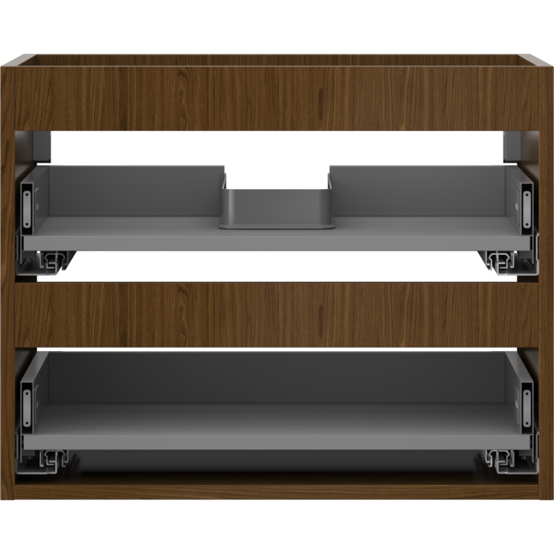 Mexen Box-A korpus skrinky pod umývadlo 60 cm, 2 zásuvky, orech - 91AX0-0600-470-2-86