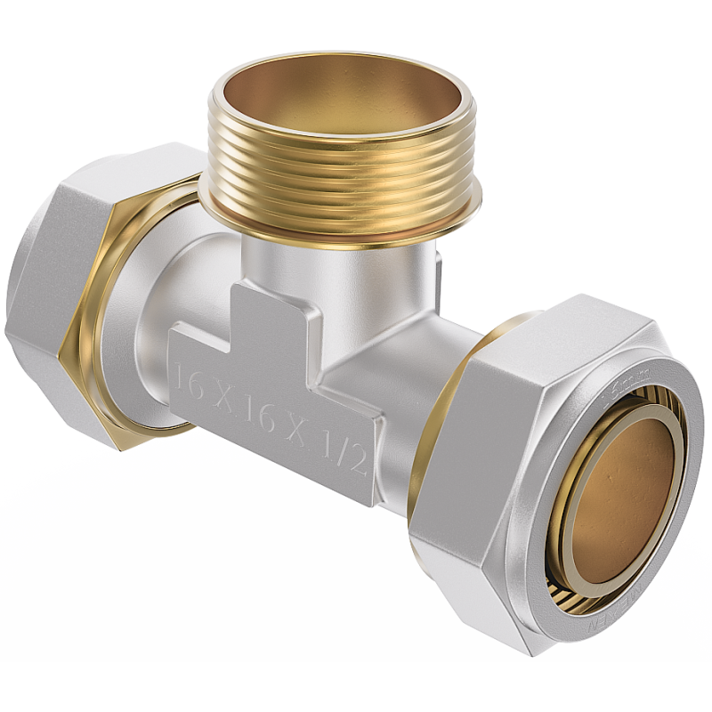 Mexen PEX-S trojník skrutkovaný PEX 20 x 3/4 GZ x 20 - W97233-2034M20-00
