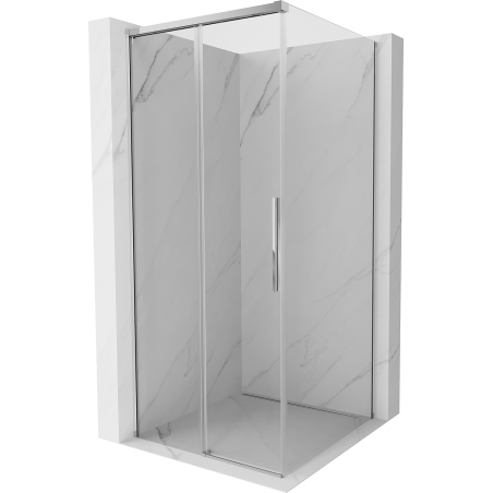 Mexen Rox posuvný sprchový kút 110 x 110 cm, transparentný, chróm - 8C2-110-110-01-00