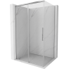 Mexen Rox posuvná sprchová kabína 90 x 120 cm, priehľadná, chróm - 8C2-090-120-01-00