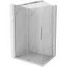 Mexen Rox sprchovací kút posuvný 130 x 120 cm, transparentný, chróm - 8C2-130-120-01-00