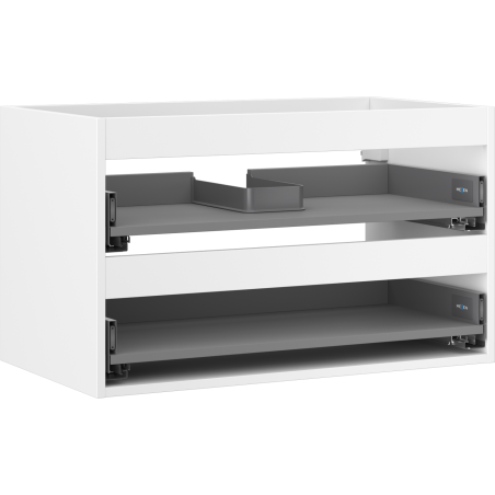 Mexen Box-A korpus skrinky pod umývadlo 80 cm, 2 zásuvky, biely mat - 91AX0-0800-470-2-01