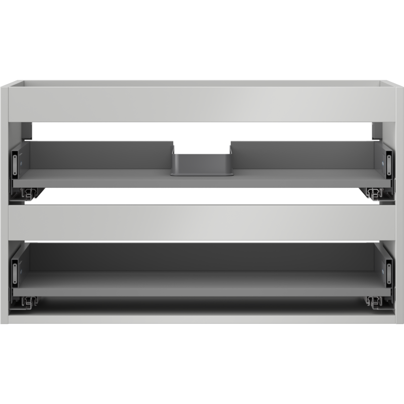 Mexen Box-A korpus kúpeľňovej skrinky 80 cm, 2 zásuvky, sivý mat - 91AX0-0800-470-2-62