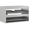 Mexen Box-A korpus skrinky pod umývadlo 80 cm, 2 zásuvky, sivý mat - 91AX0-0800-470-2-62