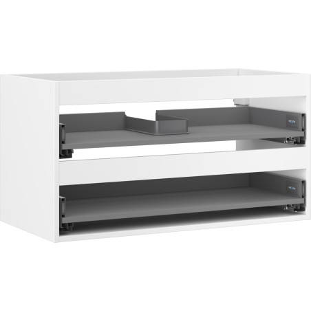 Mexen Box-A korpus skrinky pod umývadlo 90 cm, 2 zásuvky, biely mat - 91AX0-0900-470-2-01