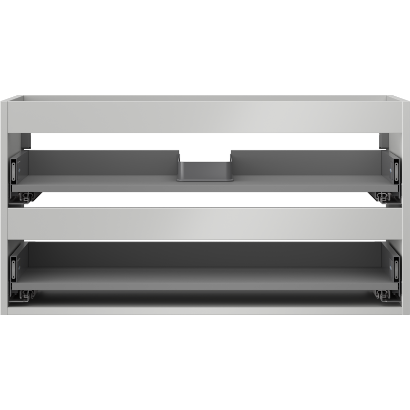 Mexen Box-A korpus skrinky pod umývadlo 90 cm, 2 zásuvky, sivý mat - 91AX0-0900-470-2-62