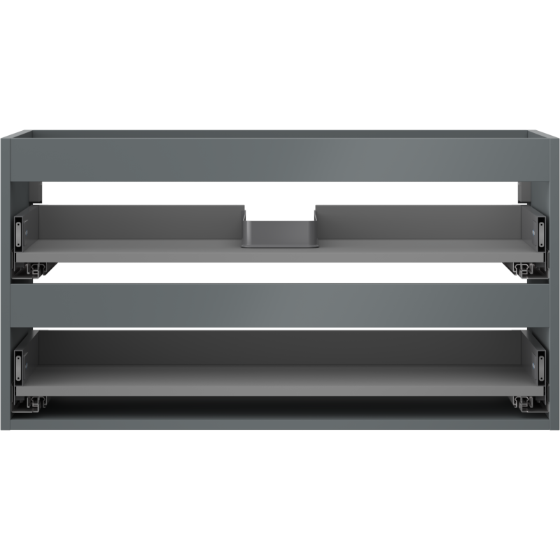 Mexen Box-A korpus skrinky pod umývadlo 90 cm, 2 zásuvky, grafit mat - 91AX0-0900-470-2-66