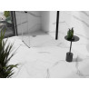 Mexen Stone+ kompozitová štvorcová sprchová vanička 100 x 100 cm, biela - 44101010