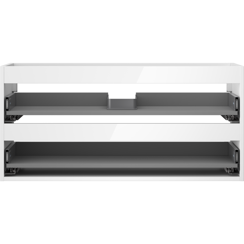 Mexen Box-A korpus skrinky pod umývadlo 100 cm, 2 zásuvky, biely lesk - 91AX0-1000-470-2-00