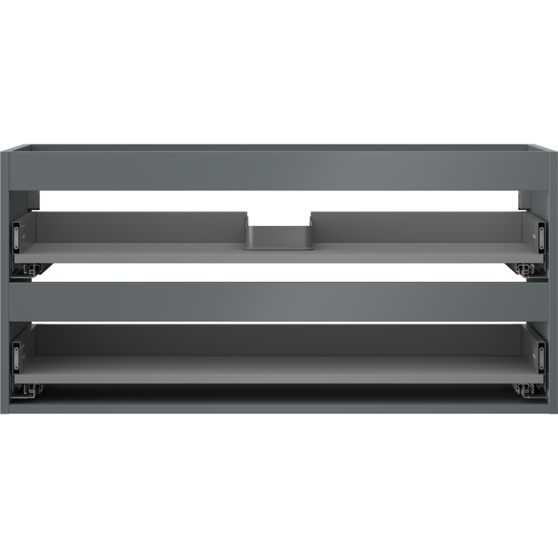 Mexen Box-A skrinka pre umývadlo 100 cm, 2 zásuvky, grafit mat - 91AX0-1000-470-2-66