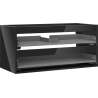 Mexen Box-A skrinka pod umývadlo 100 cm, 2 zásuvky, čierny lesk - 91AX0-1000-470-2-70