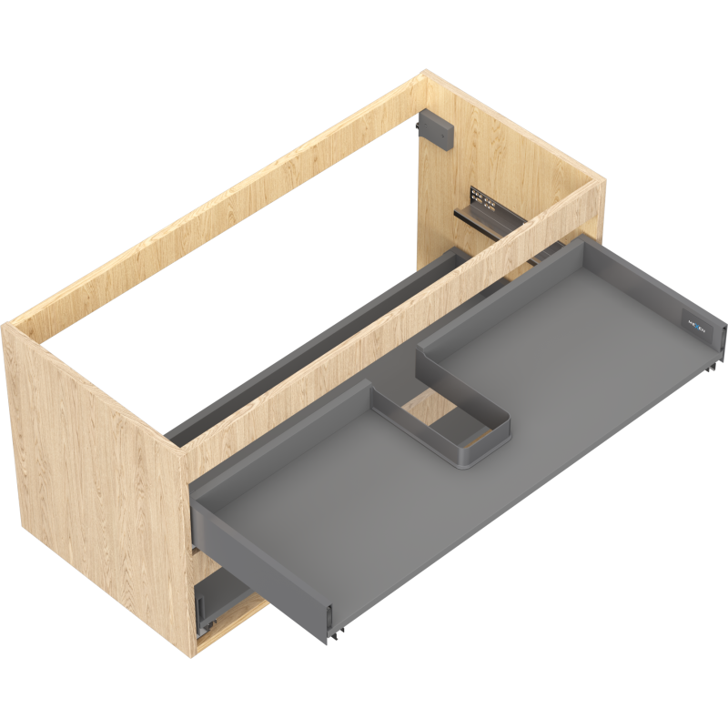 Mexen Box-A korpus skrinky pod umývadlo 100 cm, 2 zásuvky, dub - 91AX0-1000-470-2-81