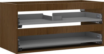 Mexen Box-A korpus skrinky pod umývadlo 100 cm, 2 zásuvky, orech - 91AX0-1000-470-2-86