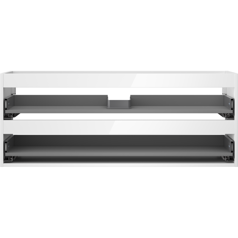 Mexen Box-A korpus skrinky pod umývadlo 120 cm, 2 zásuvky, biely lesk - 91AX0-1200-470-2-00