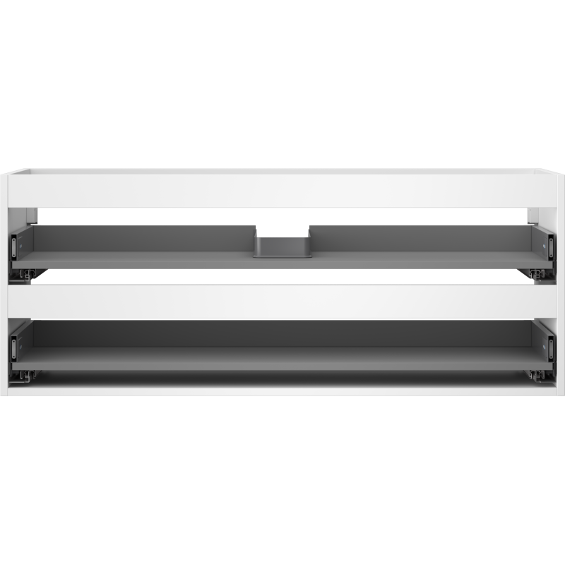 Mexen Box-A korpus skrinky pod umývadlo 120 cm, 2 zásuvky, biely mat - 91AX0-1200-470-2-01