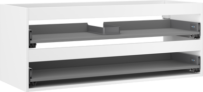 Mexen Box-A korpus skrinky pod umývadlo 120 cm, 2 zásuvky, biely mat - 91AX0-1200-470-2-01