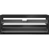 Mexen Box-A korpus skrinky pod umývadlom 120 cm, 2 zásuvky, čierny mat - 91AX0-1200-470-2-71
