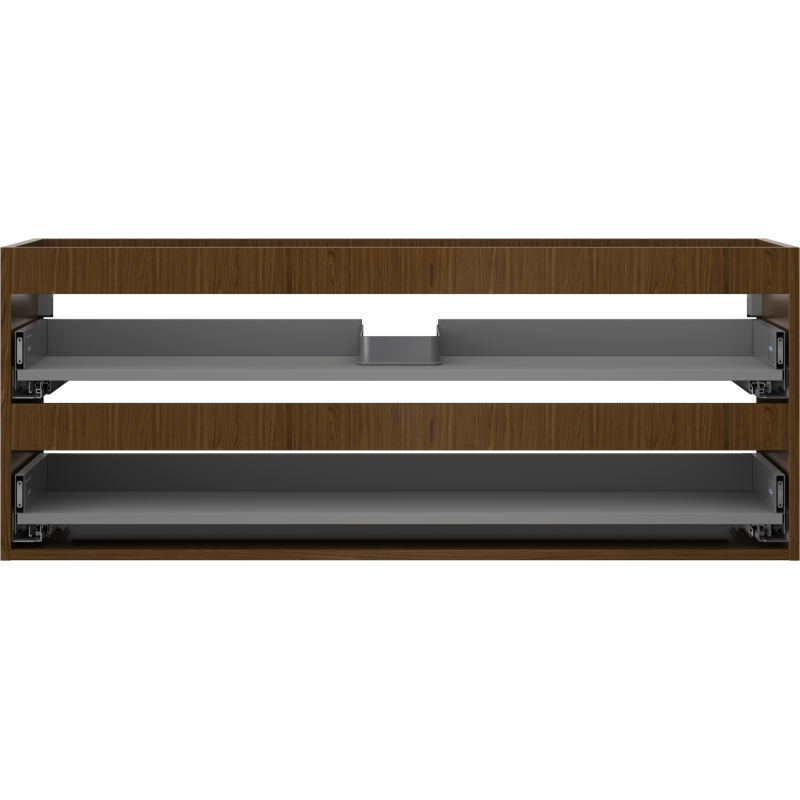 Mexen Box-A korpus skrinky pod umývadlo 120 cm, 2 zásuvky, orech - 91AX0-1200-470-2-86