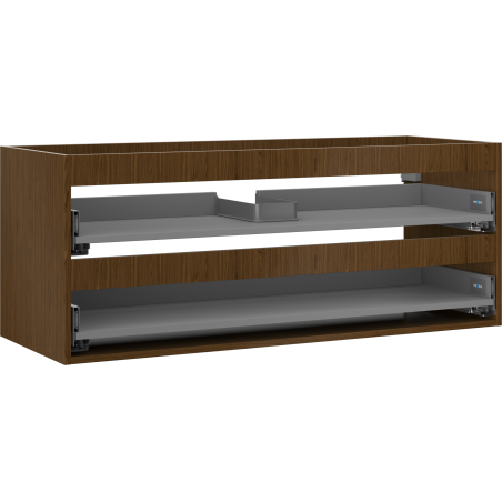 Mexen Box-A korpus skrinky pod umývadlo 120 cm, 2 zásuvky, orech - 91AX0-1200-470-2-86