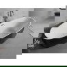 Mexen Lira voľne stojaca vaňa vzor 170 x 80 cm, biela/čierna, prepad gun gray brúsený - 52831708075-66