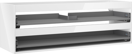 Mexen Box-A korpus skrinky pod umývadlo 140 cm, 2 zásuvky, biely lesk - 91AX0-1400-470-2-00