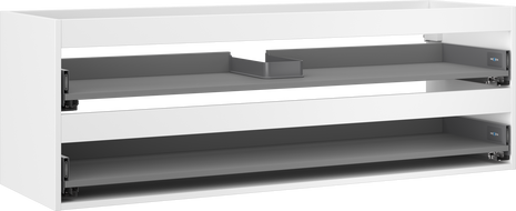 Mexen Box-A skrinka pod umývadlo 140 cm, 2 zásuvky, biela matná - 91AX0-1400-470-2-01