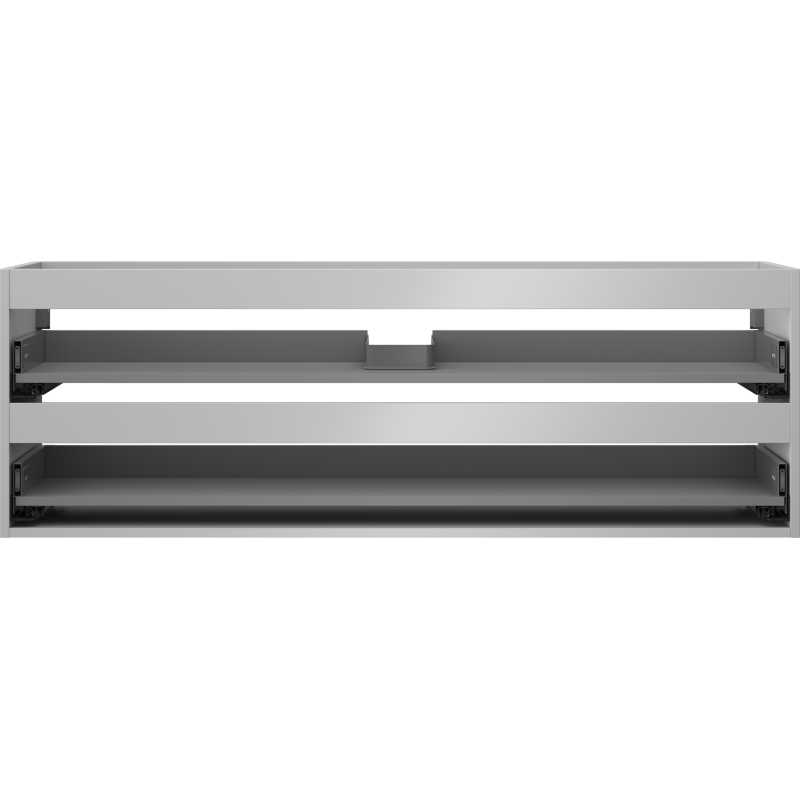 Mexen Box-A korpus skrinky pod umývadlo 140 cm, 2 zásuvky, šedá matná - 91AX0-1400-470-2-62