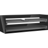 Mexen Box-A korpus skrinky pod umývadlo 140 cm, 2 zásuvky, čierny lesk - 91AX0-1400-470-2-70