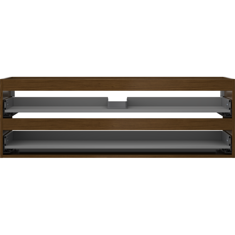 Mexen Box-A korpus skrinky pod umývadlo 140 cm, 2 zásuvky, orech - 91AX0-1400-470-2-86