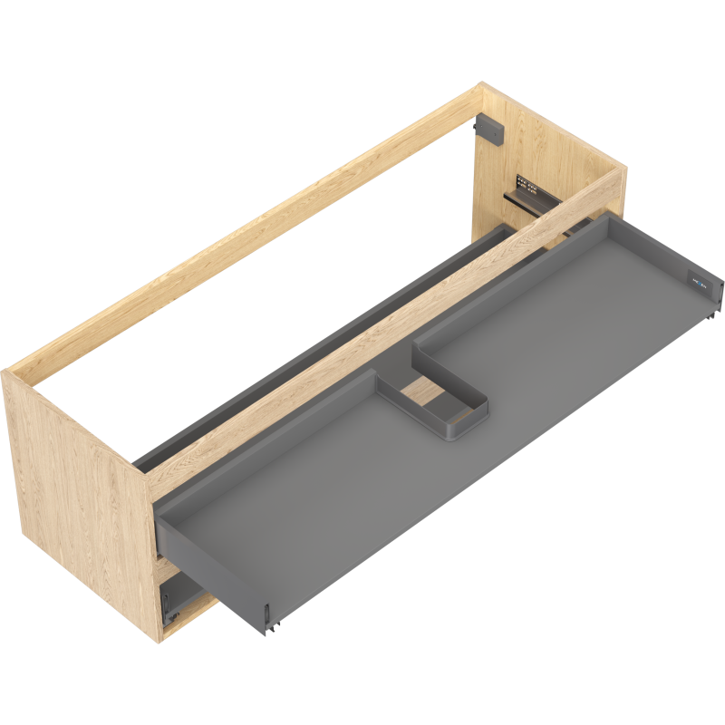 Mexen Box-A korpus skrinky pod umývadlo 140 cm, 2 zásuvky, dub - 91AX0-1400-470-2-81