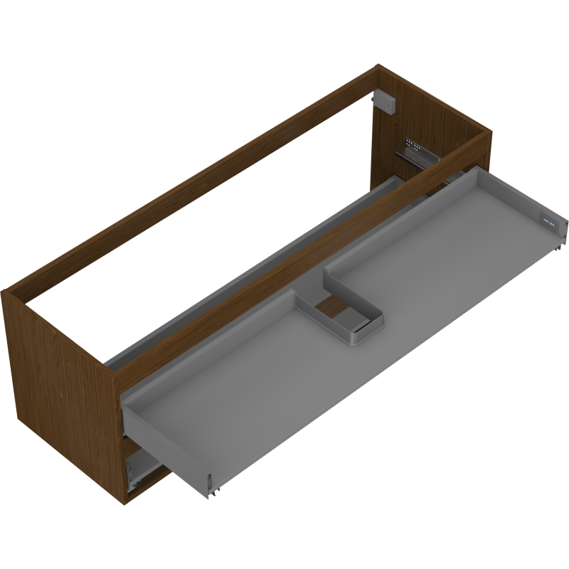 Mexen Box-A korpus skrinky pod umývadlo 140 cm, 2 zásuvky, orech - 91AX0-1400-470-2-86