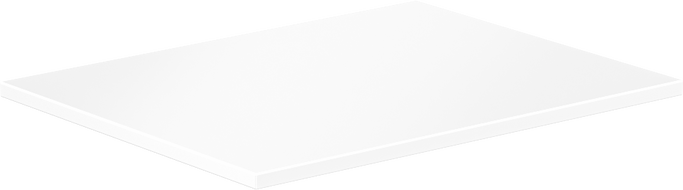 Mexen Uni doska na nástennú skrinku 60 cm, biely mat - 91AXX-0604-464-18-01