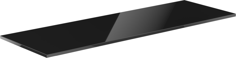 Mexen Uni doska na skrinku 130 cm, čierny lesk - 91AXX-1304-464-18-70