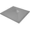 Mexen Stone+ kompozitový štvorcový sprchový box 90 x 90 cm, sivý-betón - 44619090